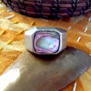 Vintage abalone ring